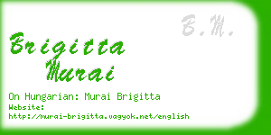 brigitta murai business card